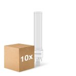 Mehrfachpackung 10x Noxion Lucent PL-S LED 4.3W 540lm - 830 Warmweiß | 2-Pins - Ersatz Für 9W