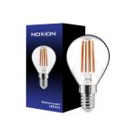 Noxion Lucent LED E14 Kugel Fadenlampe Klar 4.5W 470lm - 827 Extra Warmweiß | Ersatz für 40W