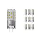 Mehrfachpackung 10x Osram Parathom LED Pin GY6.35 3.8W 470lm - 827 Extra Warmweiß | Dimmbar - Ersatz Für 40W